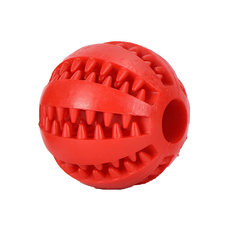 Interactive Rubber Ball | Puppy Chewing Toys | Tooth Cleaning Ball | Treat Feeder Silicone Toy For and Dogs