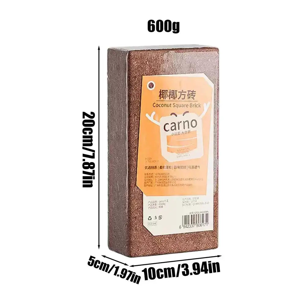 Coco Coir Compressed | Coco Fiber Substrate | Snake Bedding | Reptile Tank Landscaping Mulch for Geckos, Tortoises, Frogs