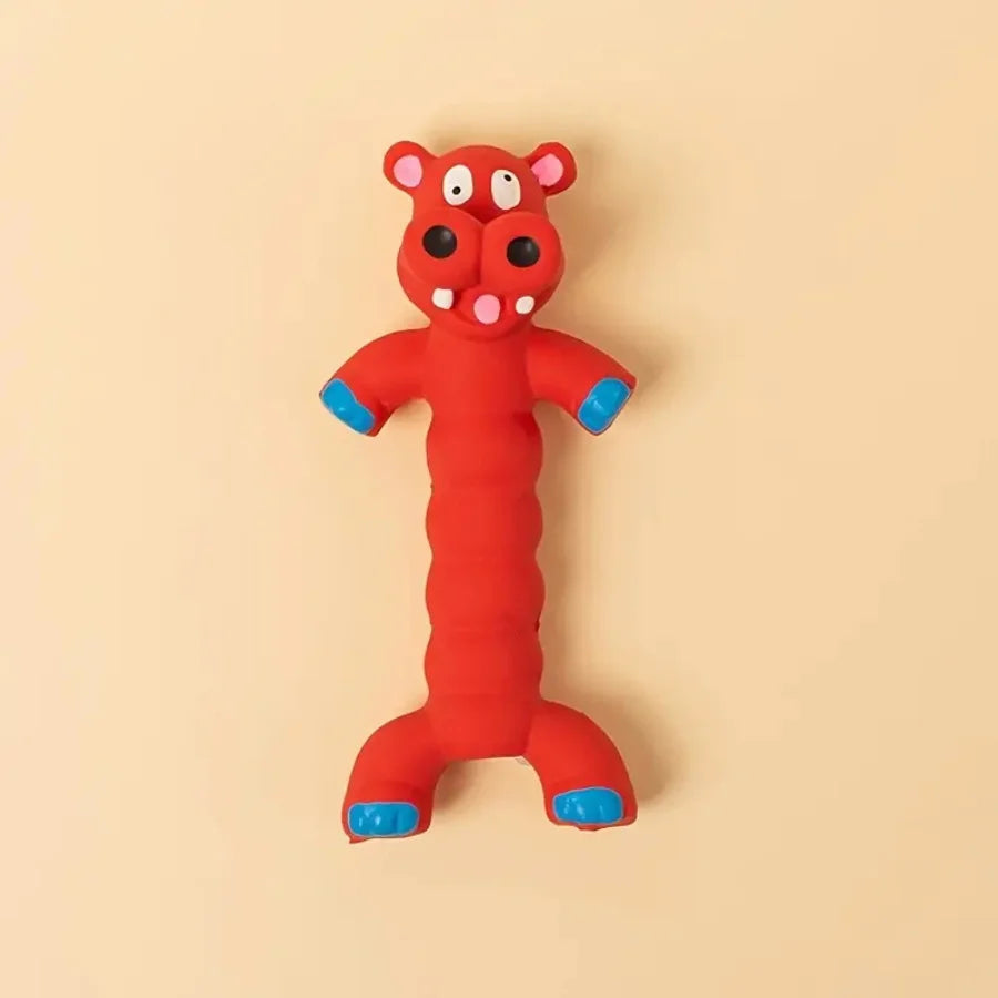 Dog Squeaky Toy | Latex Teeth Cleaning Chew Toy | Self-Play Interactive Durable Chewing Toys