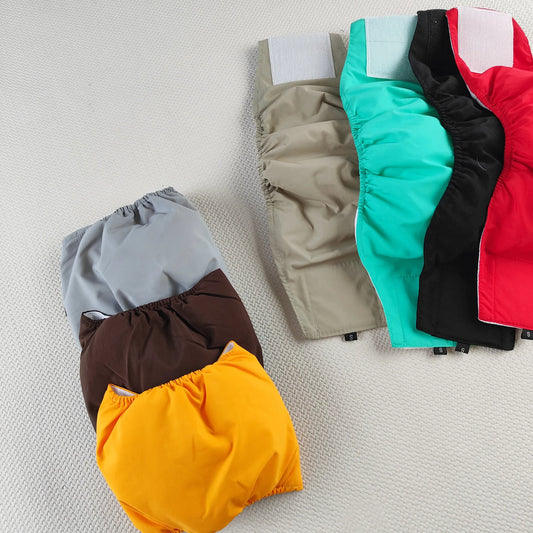 Reusable Male Dog Belly Bands, Washable & Adjustable Diapers, Anti-Mating Harassment, Estrus Safety Pants with Absorbent Layer