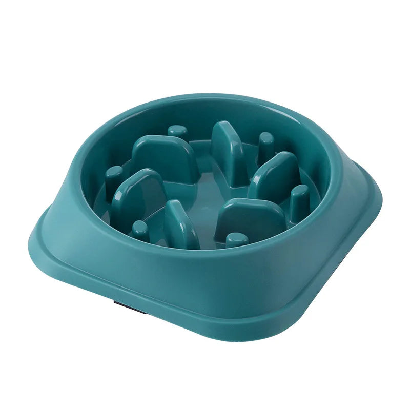 Pet Cat And Dog Slow Food Bowl, Anti-choking Thickened And Non-slip Multiple Colors and Shapes