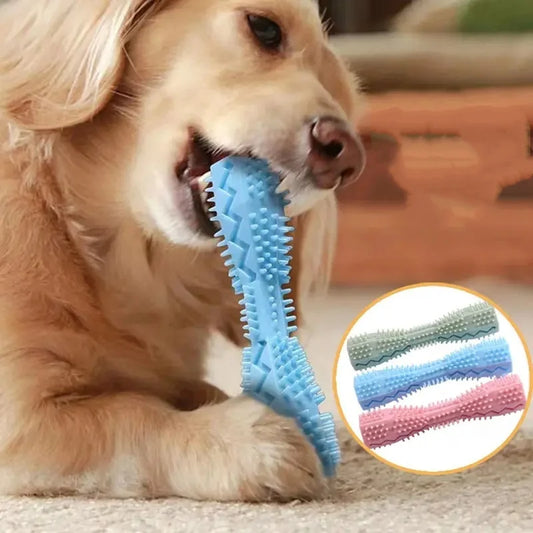 Puppy Teething Toy | Dog Chew Stick Bite Resistant | Leak Proof Food Dispenser | Teeth Cleaner for Small Dogs
