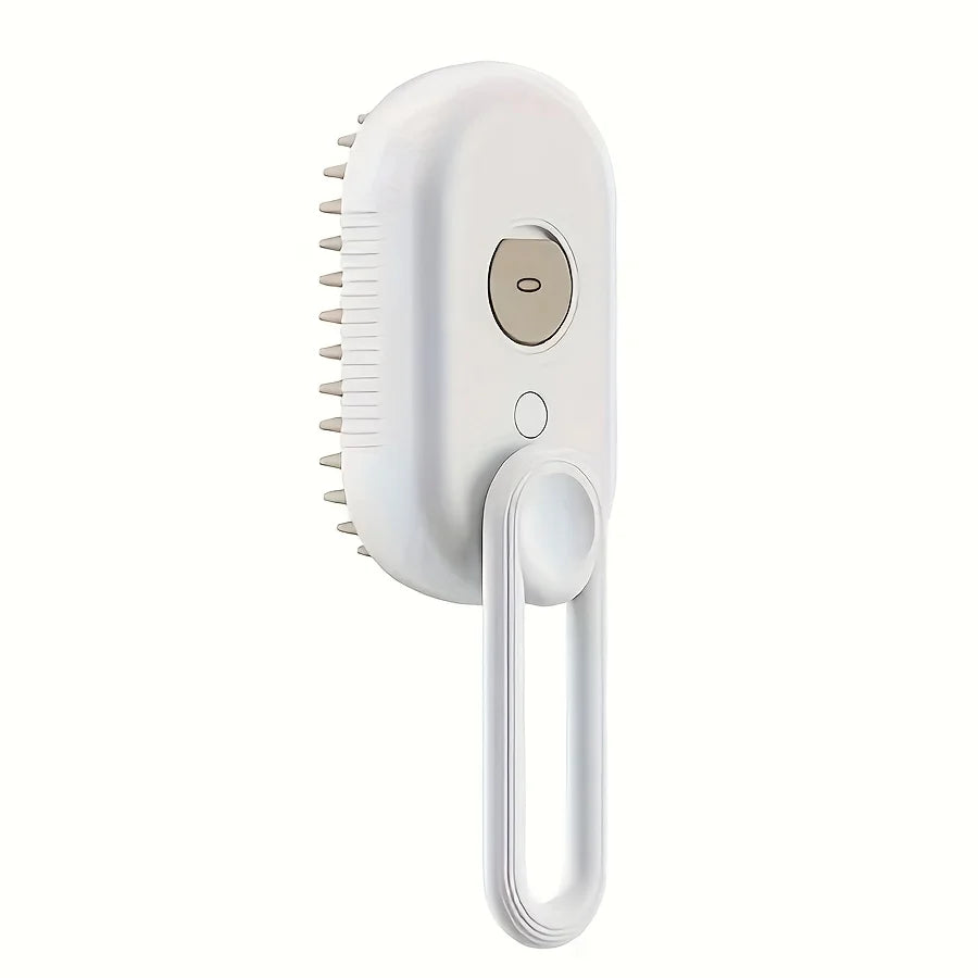 2025 Steam brush for cats and dogs grooming brush, gentle  grooming tool reduces flyaway hair
