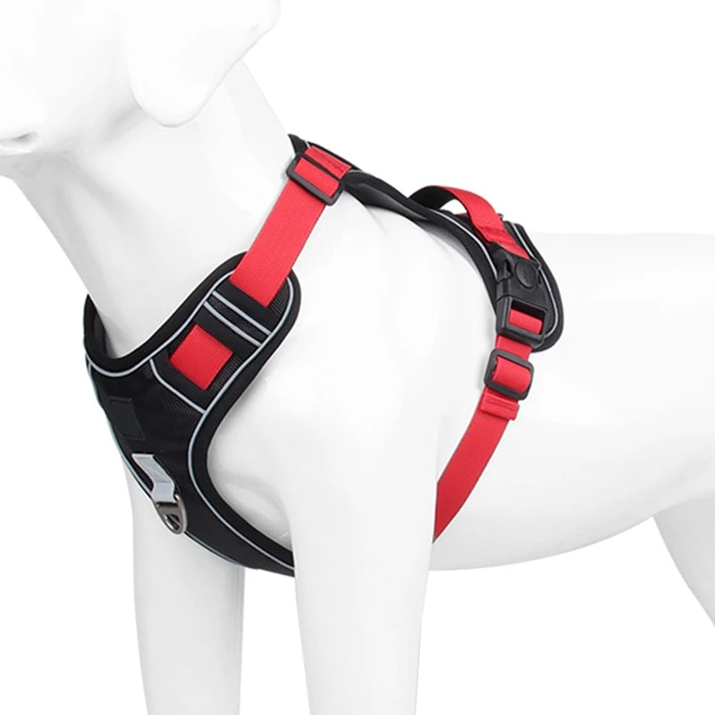 Dog Harness Reflective Medium/Large Dogs | Tactical Vest Big 1680D Waterproof Oxford Cloth