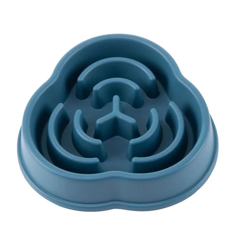 Pet Cat And Dog Slow Food Bowl, Anti-choking Thickened And Non-slip Multiple Colors and Shapes