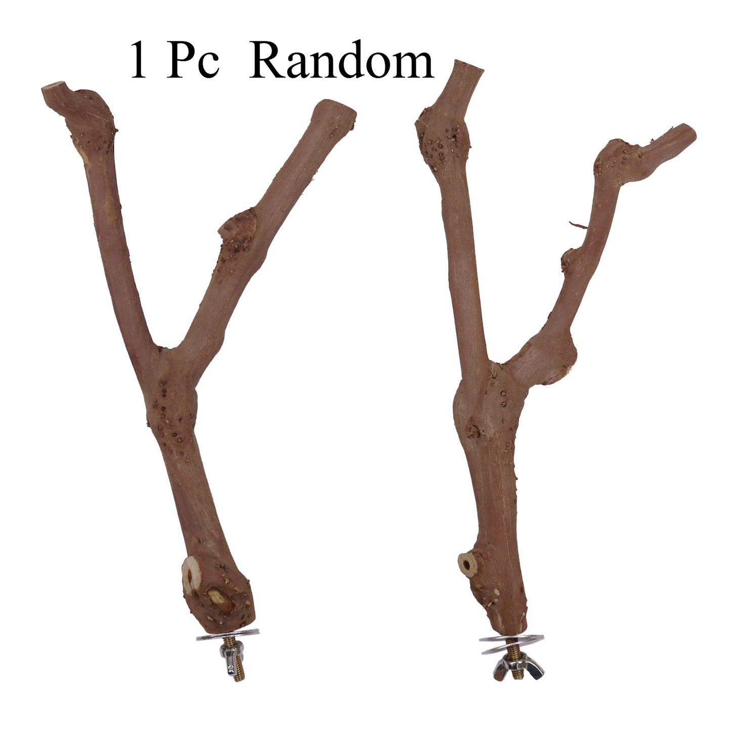 Standing Stick Wild Grape Wood Pole for Parrot/Cockatiel/Parakeet | Bite Claw Grinding Toy Bird Cage Accessories