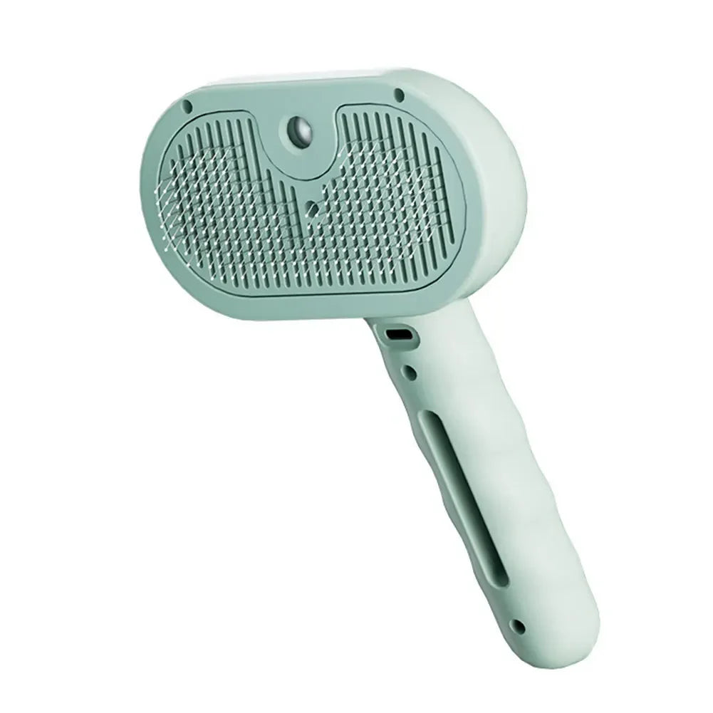 3 in 1 Steam Spray Brush  Hair Removal Comb, Hair Brush  for Shedding & Grooming for Cats Dogs Small Animals
