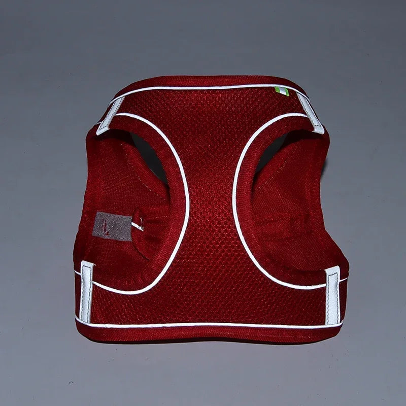Adjustable Harness Set for  Puppy and Cat Harness Vest suitable for French Bulldog, Chihuahua, Small Dog Collar Pet Leash