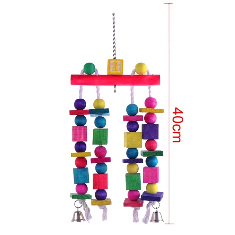 Bird Toy Chewing/Bite | Cage Hanging Swing | Climbing/Standing Branches Toys