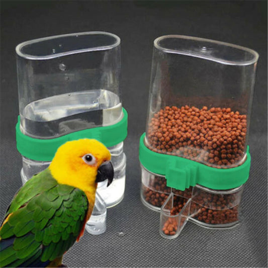 Bird Feeder Large Plastic Automatic |Parrot Drinking Cup Pet Bird Supplies Water Dispenser