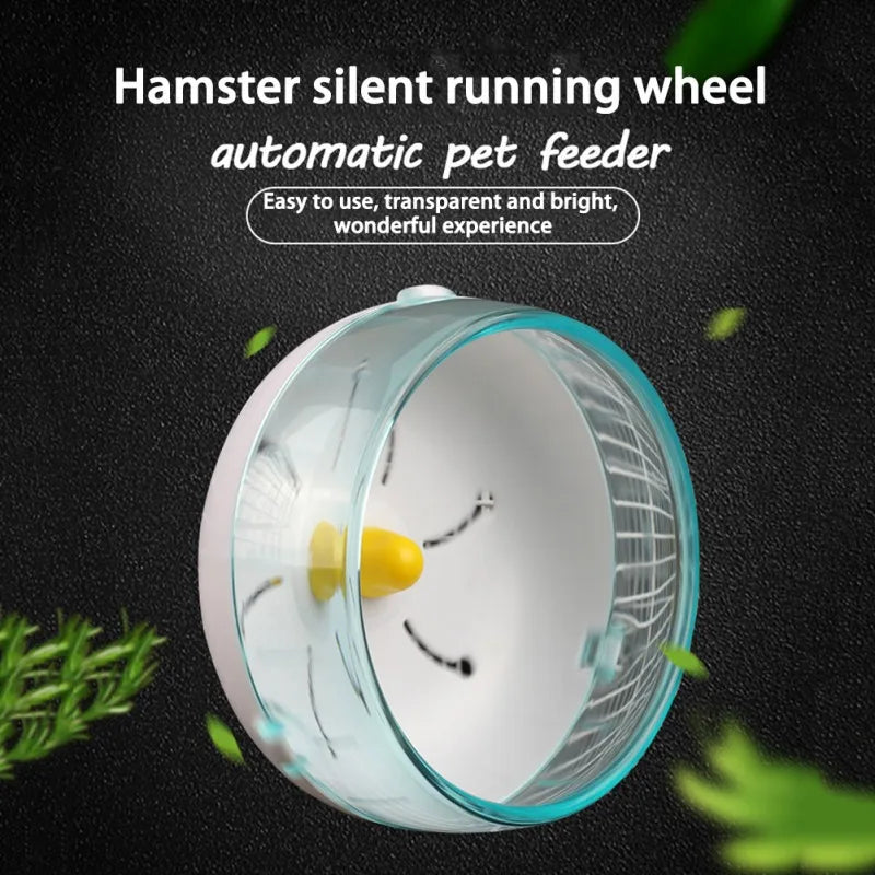 Hamster Running Wheel Toys, Cage Exercise Wheel Silent Spinners for Small Pet Hamsters, Mice, Rat, Gerbils