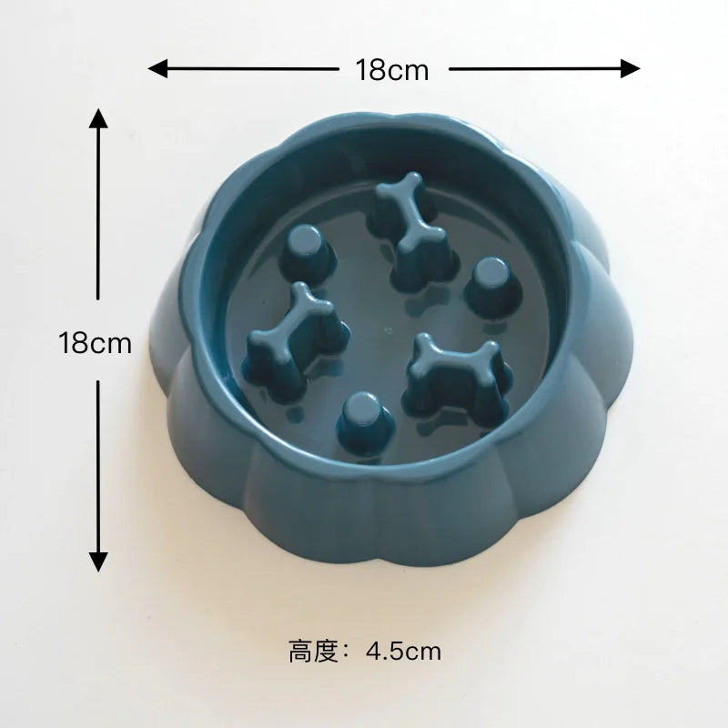 Slow Feeder  Bowl Anti-choking Plastic Dog and Cat Puzzle Food Bowl, For Anxiety Relief