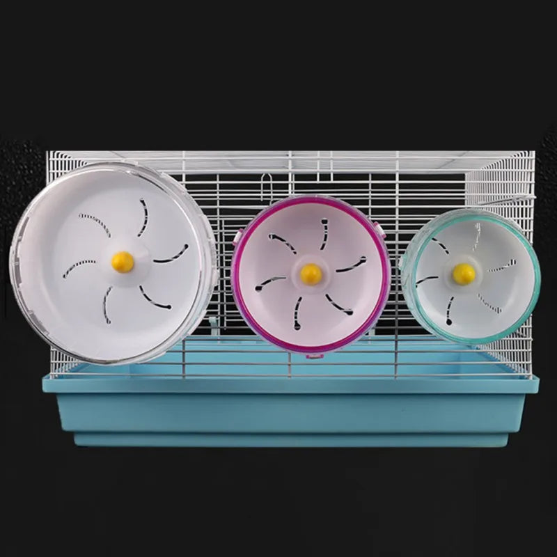 Hamster Running Wheel Toys, Cage Exercise Wheel Silent Spinners for Small Pet Hamsters, Mice, Rat, Gerbils