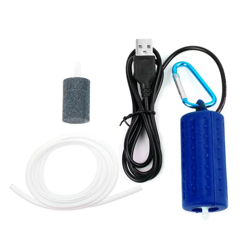 Aquarium Air Pump | Small USB Portable Motor | Energy Saving