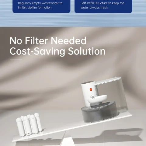 Smart Wireless Water  Dispenser Rechargeable Automatic | No Filter Needed For Cat And Dogs