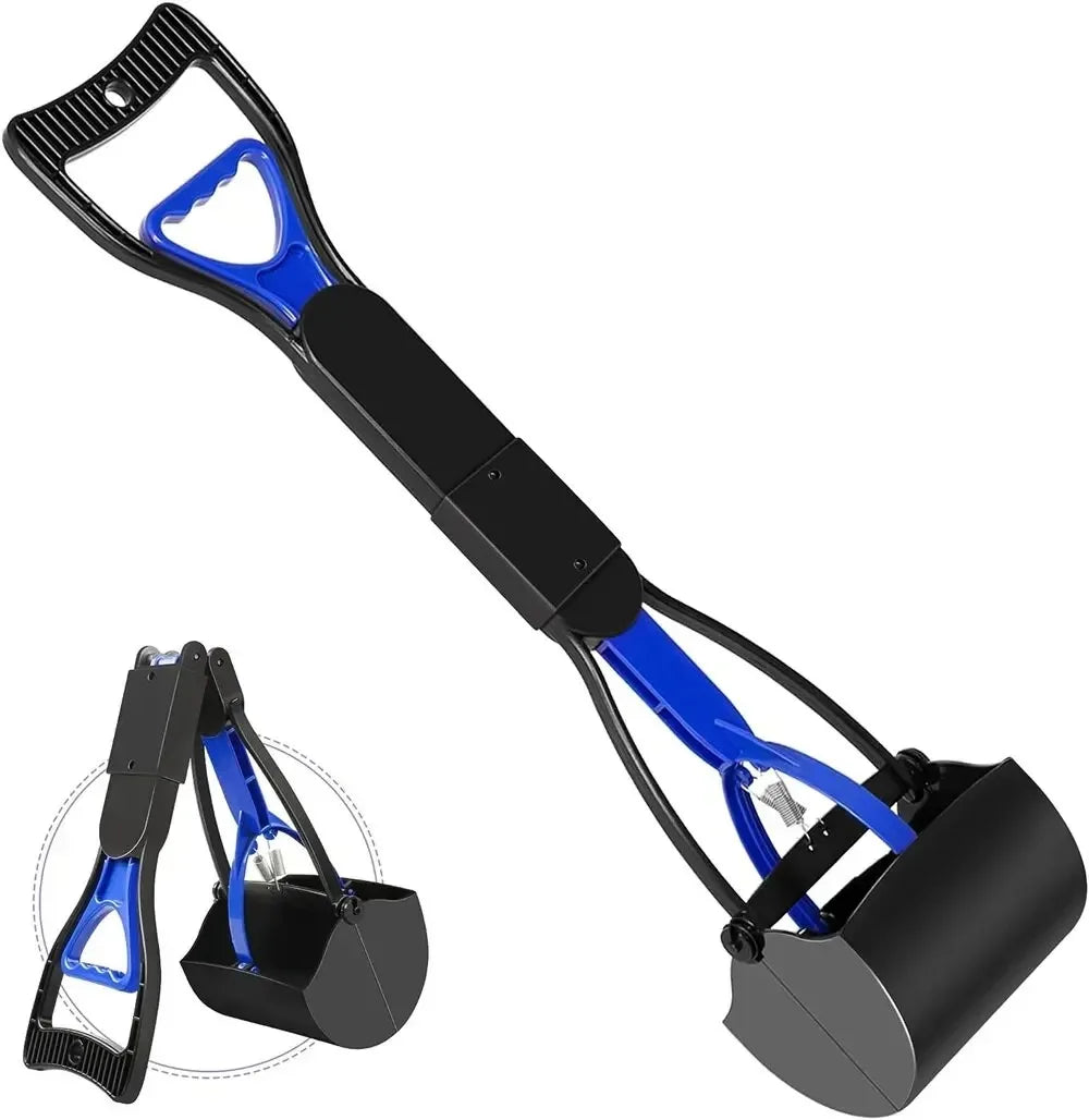 Dog Poop Grabber/Scooper Long Handle Large Folding Design  Cleaning Tool Pet Supply