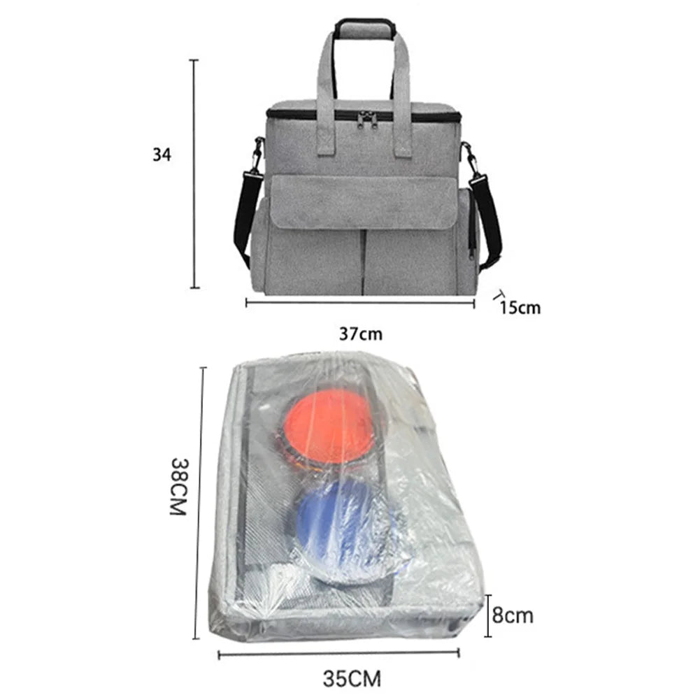 Dog and Cat Travel Backpack  Organizer for Week Away/Overnight, w/ 2 Food Bags 1 Waterproof Placemat 2 Foldable Bowls
