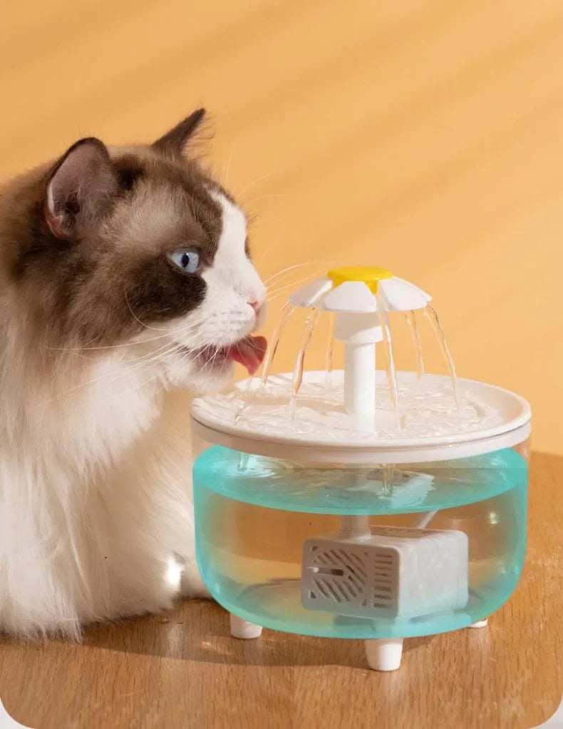 USB Electric Mute 1L Pet Water Fountain Automatic  Water Dispenser For Cats