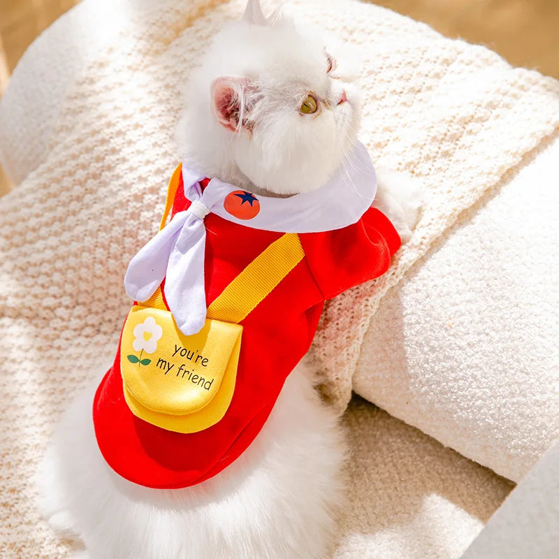 Winter Dog Clothes | Cute Cartoon Dog Warm Hoodie Sweatshirt | Dog Costume Outfits
