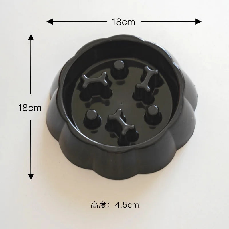 Slow Feeder  Bowl Anti-choking Plastic Dog and Cat Puzzle Food Bowl, For Anxiety Relief