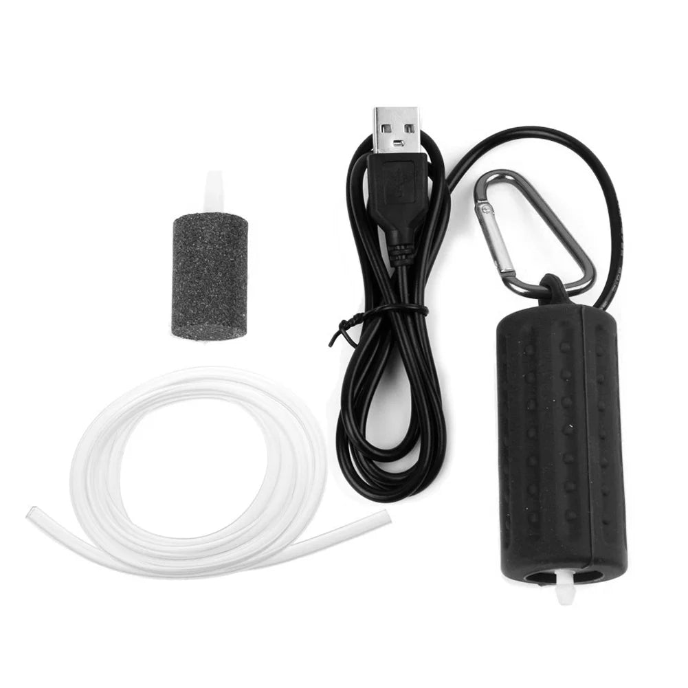 Aquarium Air Pump | Small USB Portable Motor | Energy Saving
