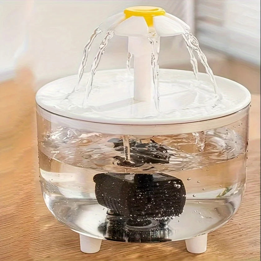 USB Electric Mute 1L Pet Water Fountain Automatic  Water Dispenser For Cats