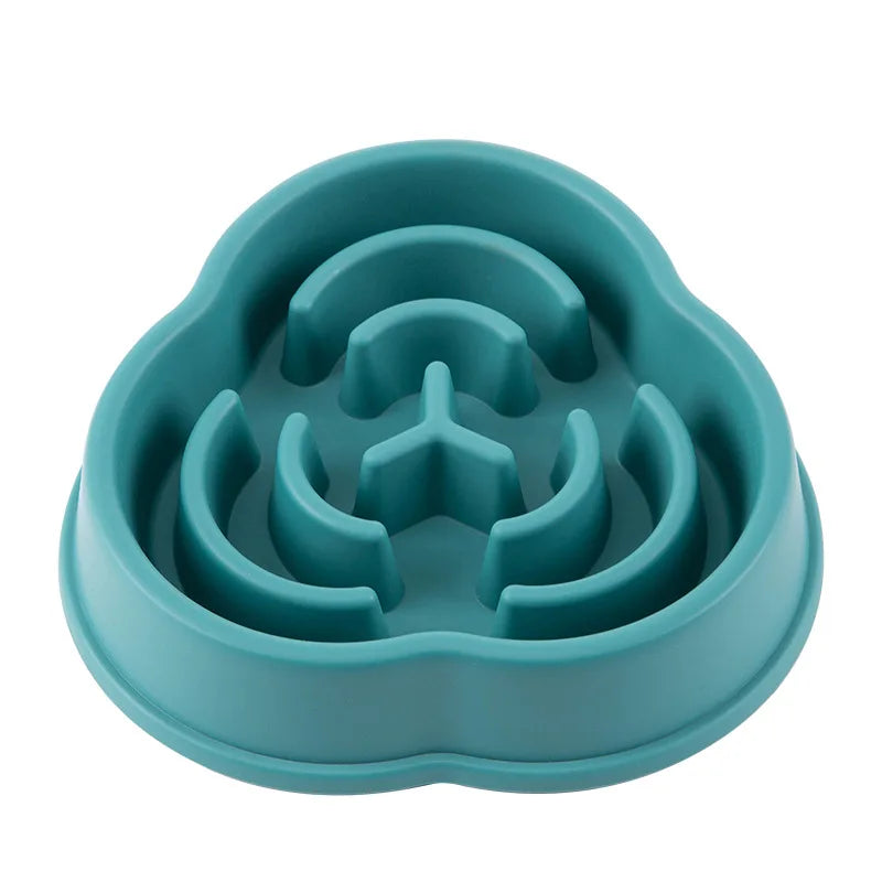 Pet Cat And Dog Slow Food Bowl, Anti-choking Thickened And Non-slip Multiple Colors and Shapes