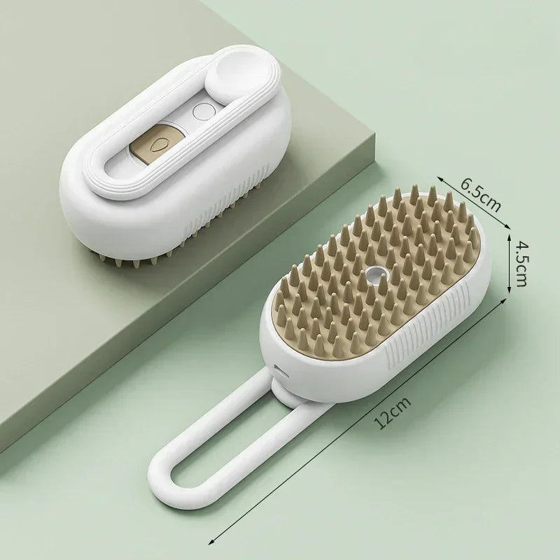 Upgraded Pet Spray Grooming Comb Steamy Floating Hair Removal Cleaning Brush Styling for Dogs & Cats Accessories