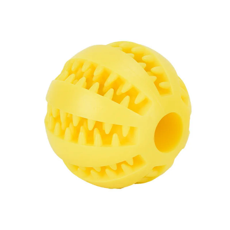 Interactive Rubber Ball | Puppy Chewing Toys | Tooth Cleaning Ball | Treat Feeder Silicone Toy For and Dogs