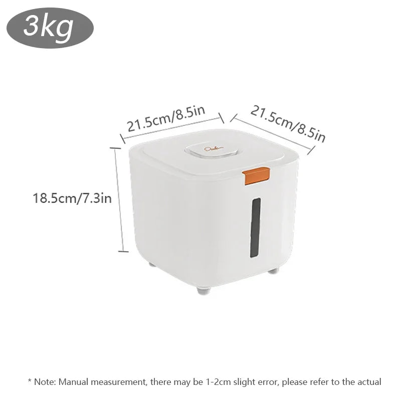 Pet food storage barrel large, sealed moisture-proof, cat and  dog food barrel storage