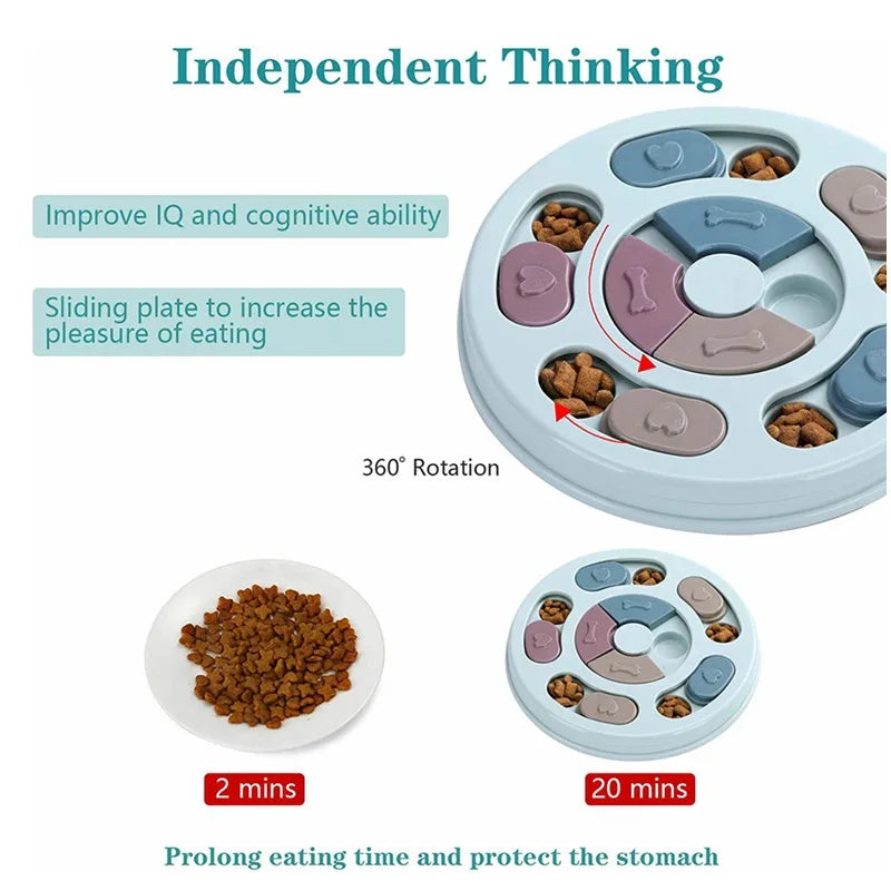 Dog Food Hiding Bowl, Slow Feeder Training, Educational Toy To Relieve Boredom, Interactive Educational Feeding Toy
