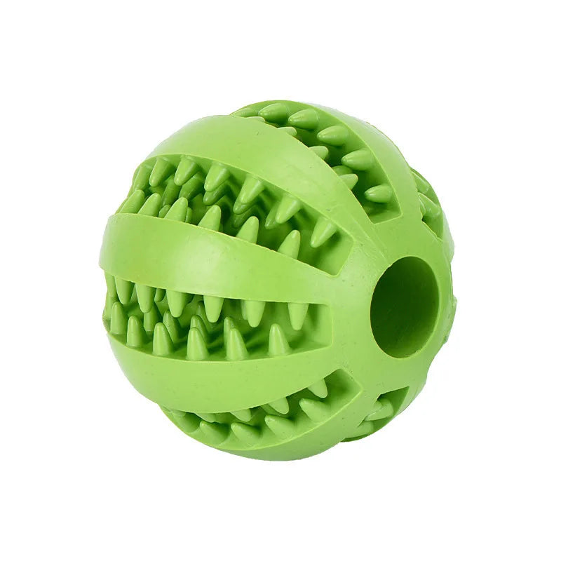 Interactive Rubber Ball | Puppy Chewing Toys | Tooth Cleaning Ball | Treat Feeder Silicone Toy For and Dogs