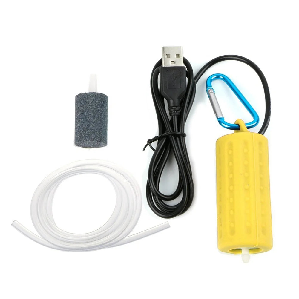 Aquarium Air Pump | Small USB Portable Motor | Energy Saving