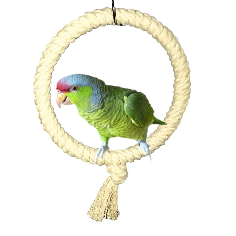 Bird Toy Chewing/Bite | Cage Hanging Swing | Climbing/Standing Branches Toys