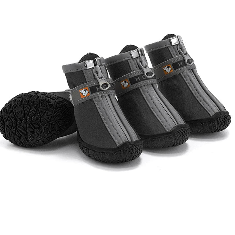 Dog Shoes Non-Slip Soles | Thick Plush  Paw Protection  Shoes Warm For Dog |  Breathable Climbing Pet Booties