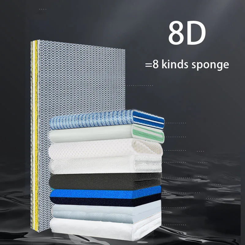 12D 8D Aquarium Filter Bio Sponge | Fish Tank Filter Media No Glue | Foam Cotton Skimmer Aquarium Water Filtration