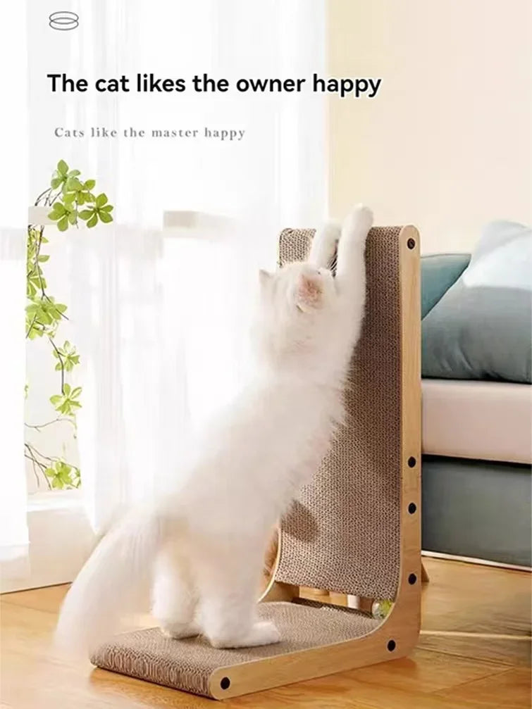 2pcs/6pcs L Shape, 23.6 Inch Indoor Cat Scratching Post, Protective Furniture Cardboard