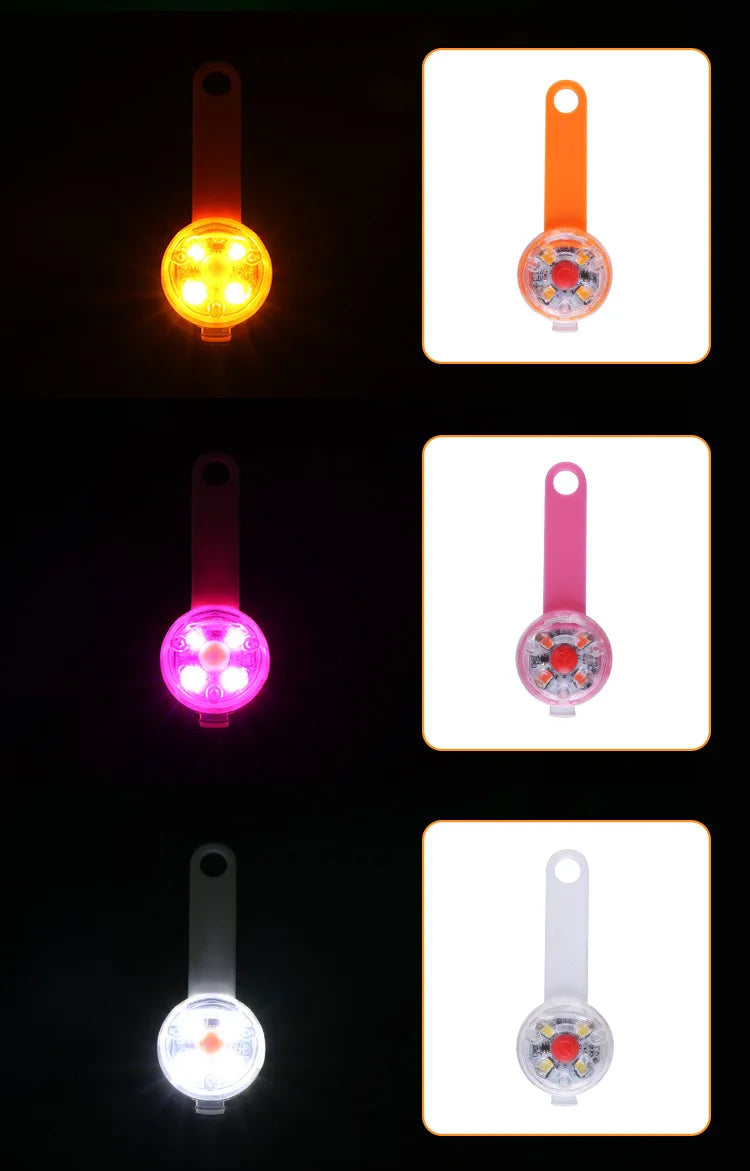 LED Pet Dog/Cat Collar Pendant | Night Safety Cat Luminous Light IPX7 Waterproof Flashing Harness With Light for Dog and Cat
