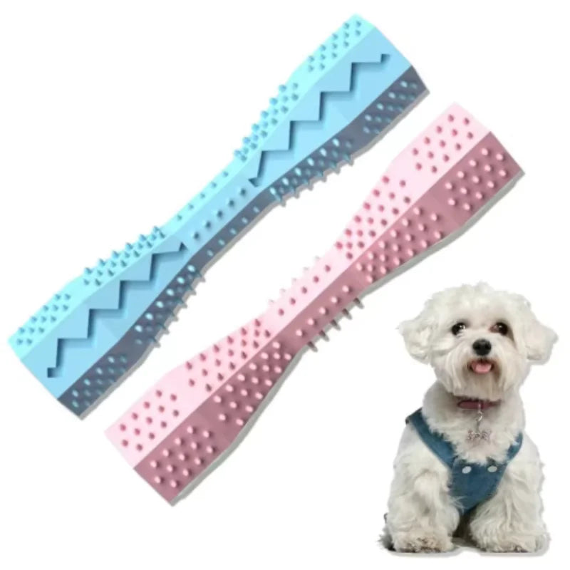 Puppy Teething Toy | Dog Chew Stick Bite Resistant | Leak Proof Food Dispenser | Teeth Cleaner  for Small Dogs