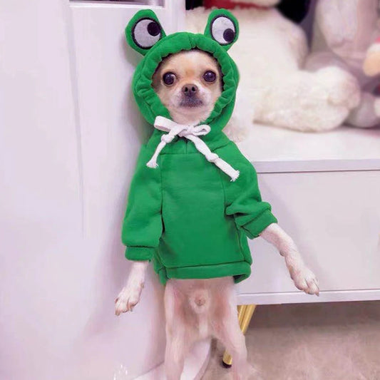 Cute Fruit Dog Clothes for Small Dogs | Hoodies Warm Fleece Christmas Costume Coat for Dogs And Cats
