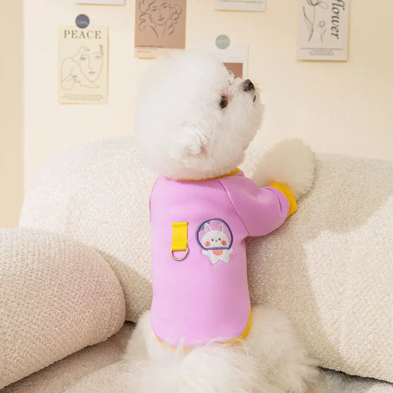 Winter Dog Clothes | Cute Cartoon Dog Warm Hoodie Sweatshirt | Dog Costume Outfits