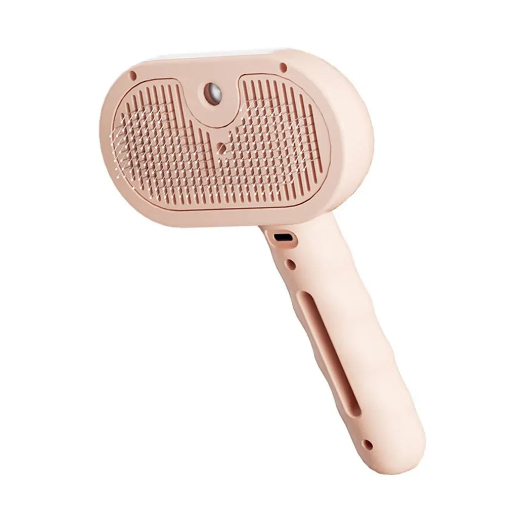 3 in 1 Steam Spray Brush  Hair Removal Comb, Hair Brush  for Shedding & Grooming for Cats Dogs Small Animals