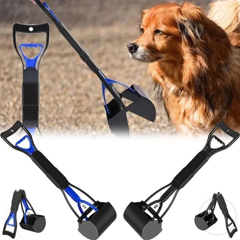 Dog Poop Grabber/Scooper Long Handle Large Folding Design  Cleaning Tool Pet Supply