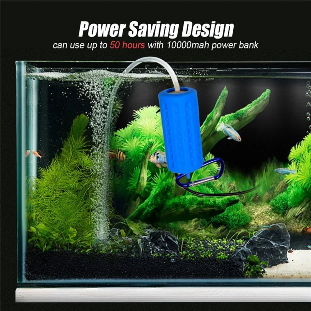 Aquarium Air Pump | Small USB Portable Motor | Energy Saving