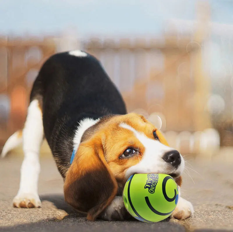 Wobble Wag Giggle Glow Ball Interactive Dog Toy | Fun Giggle Sounds Ball When Rolled or Shaken