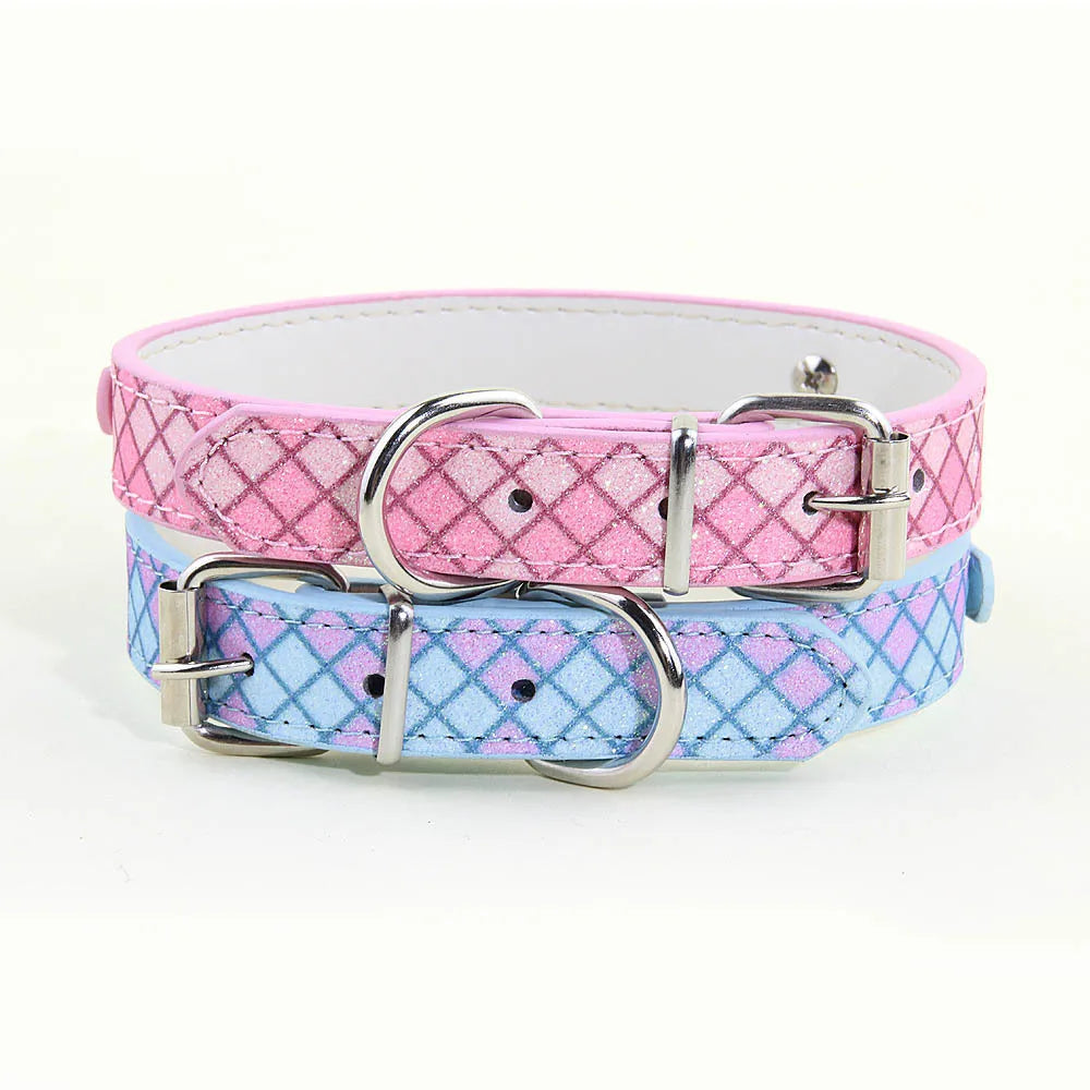 Bling Rhinestone Puppy Dog Personalized Small Dogs Chihuahua Collar Custom Cat Necklace Free Name Charms Pet Accessories