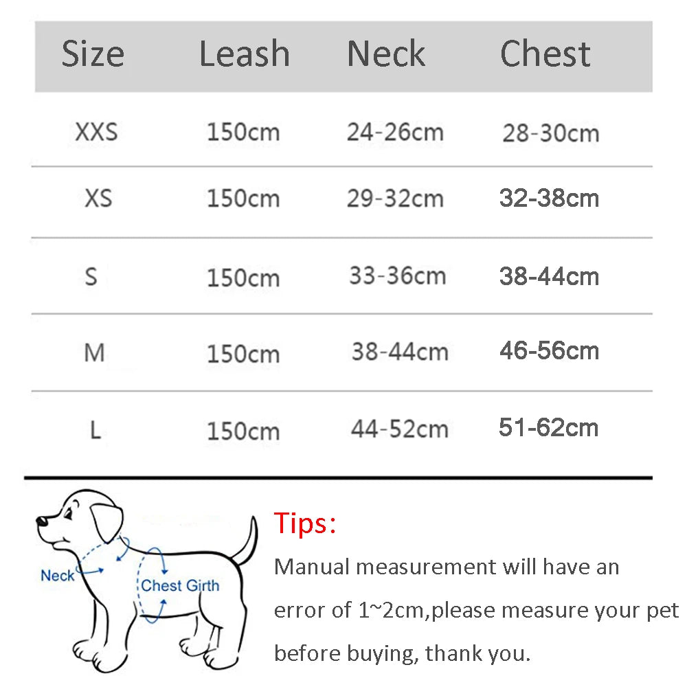 Dog Harness Leash Set for Small Dogs | Adjustable Puppy/Cat Harness Vest French Outdoor Walking Lead Leash