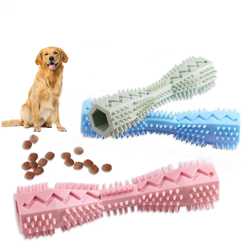 Puppy Teething Toy | Dog Chew Stick Bite Resistant | Leak Proof Food Dispenser | Teeth Cleaner  for Small Dogs