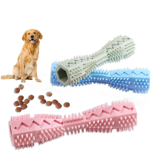 Puppy Teething Toy | Dog Chew Stick Bite Resistant | Leak Proof Food Dispenser | Teeth Cleaner  for Small Dogs