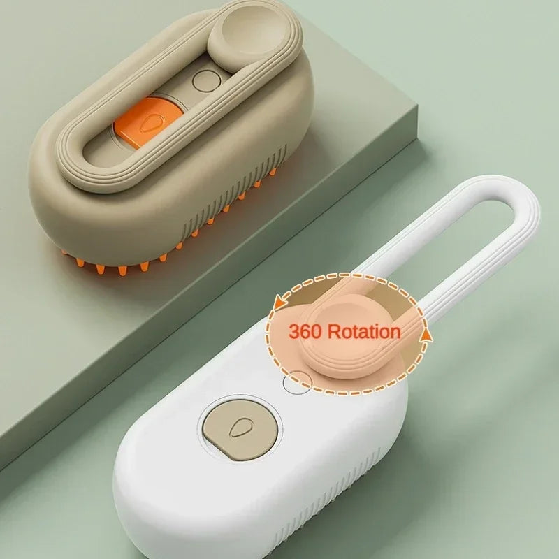 Upgraded Pet Spray Grooming Comb Steamy Floating Hair Removal Cleaning Brush Styling for Dogs & Cats Accessories